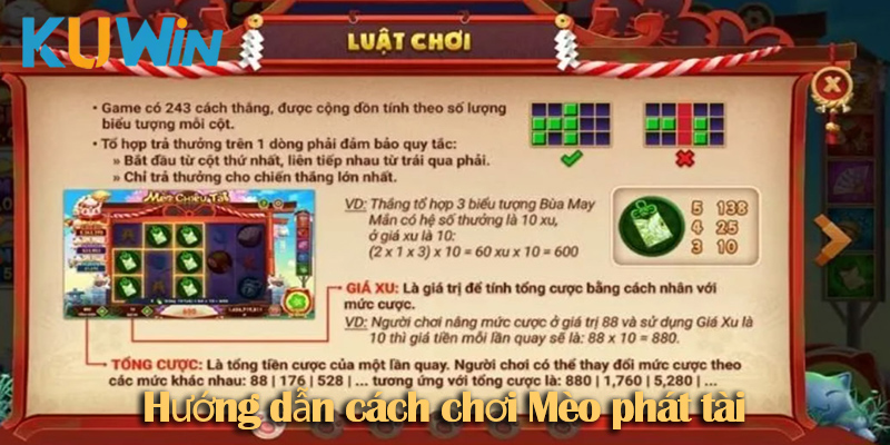 Mèo phát tài: Khám phá các biểu tượng và cách chơi chi tiết 2025